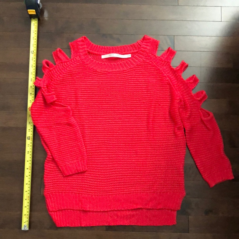 LF Stores Pippa Lynn ladder sleeve sweater